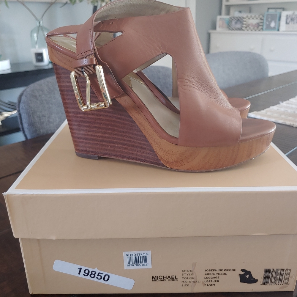Michael Kors platforms sandals